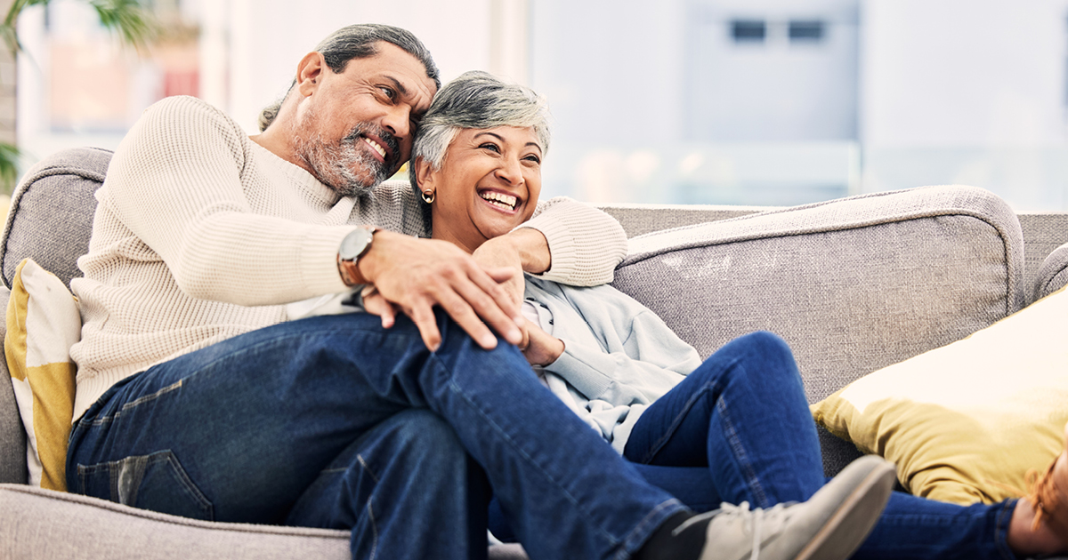 Man supporting a loved one with hypothyroidism